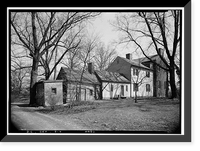 Historic Framed Print, Mackall Square, 1633 Twenty-ninth Street, Northwest, Washington, District of Columbia, DC - 2,  17-7/8" x 21-7/8"