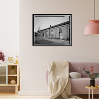 Historic Framed Print, The Georgetown Market, 3276 M Street Northwest, Washington, District of Columbia, DC - 2,  17-7/8" x 21-7/8"