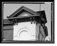 Historic Framed Print, The Georgetown Market, 3276 M Street Northwest, Washington, District of Columbia, DC - 3,  17-7/8" x 21-7/8"