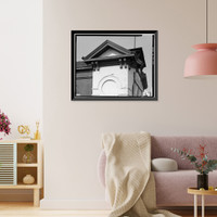 Historic Framed Print, The Georgetown Market, 3276 M Street Northwest, Washington, District of Columbia, DC - 3,  17-7/8" x 21-7/8"