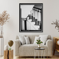 Historic Framed Print, Nicholas Hedges House, 1069 Thomas Jefferson Street Northwest, Washington, District of Columbia, DC - 3,  17-7/8" x 21-7/8"