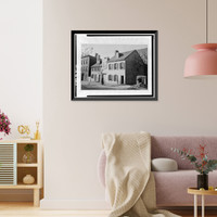 Historic Framed Print, Adams-Mason House, 1072 Thomas Jefferson Street Northwest, Washington, District of Columbia, DC - 8,  17-7/8" x 21-7/8"
