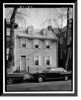 Methodist Episcopal Parsonage House, 1221 Twenty-eighth Street Northwest, Washington, District of Columbia, DC, Antique Print