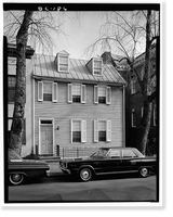 Methodist Episcopal Parsonage House, 1221 Twenty-eighth Street Northwest, Washington, District of Columbia, DC, Antique Print
