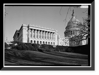 U.S. Capitol, Intersection of North, South, & East Capitol Stree, Washington, District of Columbia, DC - 10, Antique Poster