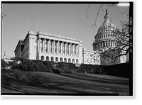 U.S. Capitol, Intersection of North, South, & East Capitol Stree, Washington, District of Columbia, DC - 10, Antique Poster