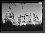 U.S. Capitol, Intersection of North, South, & East Capitol Stree, Washington, District of Columbia, DC - 12, Historic Print
