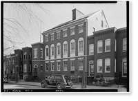 Duncanson-Cranch House, 468-470 N Street Southwest, Washington, District of Columbia, DC, Historic Reproduction