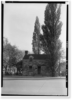 Historic Framed Print, Lock Keeper's House, Seventeenth Street & Constitution Avenue, Northwes, Washington, District of Columbia, DC - 2,  17-7/8" x 21-7/8"