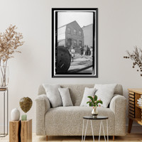 Historic Framed Print, Hamburgh House, 412 Twentieth Street Northwest, Washington, District of Columbia, DC - 2,  17-7/8" x 21-7/8"