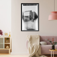 Historic Framed Print, Hamburgh House, 412 Twentieth Street Northwest, Washington, District of Columbia, DC - 3,  17-7/8" x 21-7/8"