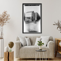 Historic Framed Print, Hamburgh House, 412 Twentieth Street Northwest, Washington, District of Columbia, DC - 3,  17-7/8" x 21-7/8"