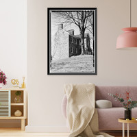 Historic Framed Print, Linnean Hill, 3545 Williamsburg Lane Northwest, Washington, District of Columbia, DC,  17-7/8" x 21-7/8"
