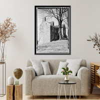 Historic Framed Print, Linnean Hill, 3545 Williamsburg Lane Northwest, Washington, District of Columbia, DC,  17-7/8" x 21-7/8"