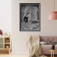 Historic Framed Print, Linnean Hill, 3545 Williamsburg Lane Northwest, Washington, District of Columbia, DC,  17-7/8" x 21-7/8"