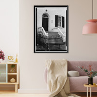 Edward Simon Lewis House, 456 N Street Southwest, Washington, District of Columbia, DC - 4 Classic, Vintage Print