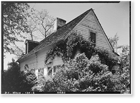 Historic Framed Print, 4437 Reservoir Road Northwest (House), Washington, District of Columbia, DC - 2,  17-7/8" x 21-7/8"