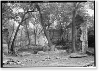 General John Mason House, Analostan Island or Theodore Roosevelt Island, Washington, District of Columbia, DC - 21, Vintage Wall Art