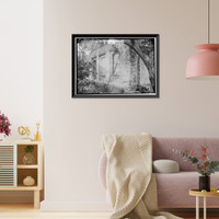 General John Mason House, Analostan Island or Theodore Roosevelt Island, Washington, District of Columbia, DC - 23, Historic Print