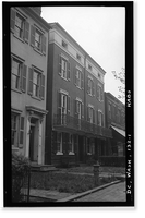 Historic Framed Print, 723-725 Twentieth Street, Northwest (House), Washington, District of Columbia, DC,  17-7/8" x 21-7/8"