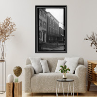 Historic Framed Print, 723-725 Twentieth Street, Northwest (House), Washington, District of Columbia, DC,  17-7/8" x 21-7/8"