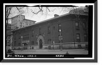 Historic Framed Print, John R. McLean House, 1500 I Street Northwest, Washington, District of Columbia, DC,  17-7/8" x 21-7/8"