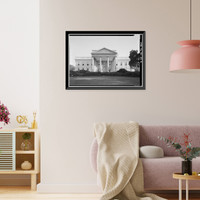 Historic Framed Print, White House, 1600 Pennsylvania Avenue, Northwest, Washington, District of Columbia, DC - 5,  17-7/8" x 21-7/8"