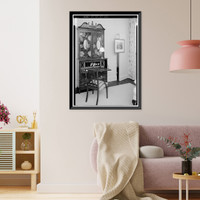 Historic Framed Print, White House, 1600 Pennsylvania Avenue, Northwest, Washington, District of Columbia, DC - 13,  17-7/8" x 21-7/8"