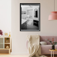 Historic Framed Print, White House, 1600 Pennsylvania Avenue, Northwest, Washington, District of Columbia, DC - 15,  17-7/8" x 21-7/8"