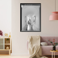 Historic Framed Print, White House, 1600 Pennsylvania Avenue, Northwest, Washington, District of Columbia, DC - 23,  17-7/8" x 21-7/8"