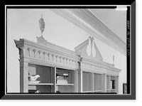 Historic Framed Print, White House, 1600 Pennsylvania Avenue, Northwest, Washington, District of Columbia, DC - 29,  17-7/8" x 21-7/8"