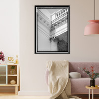 Historic Framed Print, White House, 1600 Pennsylvania Avenue, Northwest, Washington, District of Columbia, DC - 50,  17-7/8" x 21-7/8"
