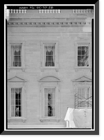 Historic Framed Print, White House, 1600 Pennsylvania Avenue, Northwest, Washington, District of Columbia, DC - 58,  17-7/8" x 21-7/8"