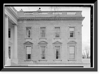 Historic Framed Print, White House, 1600 Pennsylvania Avenue, Northwest, Washington, District of Columbia, DC - 60,  17-7/8" x 21-7/8"