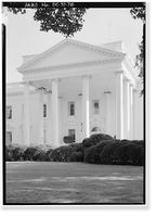 White House, 1600 Pennsylvania Avenue, Northwest, Washington, District of Columbia, DC - 77, Vintage Print