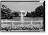 White House, 1600 Pennsylvania Avenue, Northwest, Washington, District of Columbia, DC - 95, Vintage Wall Art