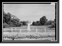White House, 1600 Pennsylvania Avenue, Northwest, Washington, District of Columbia, DC - 97, Vintage Poster