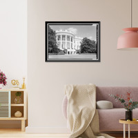 White House, 1600 Pennsylvania Avenue, Northwest, Washington, District of Columbia, DC - 101, Antique Poster