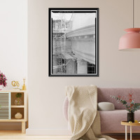 White House, 1600 Pennsylvania Avenue, Northwest, Washington, District of Columbia, DC - 107, Historic Print