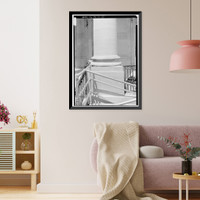 Historic Framed Print, White House, 1600 Pennsylvania Avenue, Northwest, Washington, District of Columbia, DC - 118,  17-7/8" x 21-7/8"