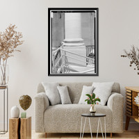 Historic Framed Print, White House, 1600 Pennsylvania Avenue, Northwest, Washington, District of Columbia, DC - 118,  17-7/8" x 21-7/8"