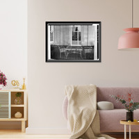 Historic Framed Print, White House, 1600 Pennsylvania Avenue, Northwest, Washington, District of Columbia, DC - 155,  17-7/8" x 21-7/8"