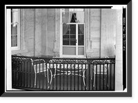Historic Framed Print, White House, 1600 Pennsylvania Avenue, Northwest, Washington, District of Columbia, DC - 155,  17-7/8" x 21-7/8"