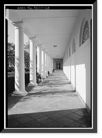 White House, 1600 Pennsylvania Avenue, Northwest, Washington, District of Columbia, DC - 167, Antique Print