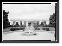 White House, 1600 Pennsylvania Avenue, Northwest, Washington, District of Columbia, DC - 206, Antique Print