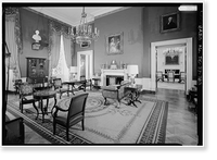 White House, 1600 Pennsylvania Avenue, Northwest, Washington, District of Columbia, DC - 360, Historic Print