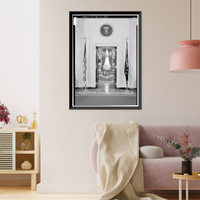 White House, 1600 Pennsylvania Avenue, Northwest, Washington, District of Columbia, DC - 393, Antique Poster