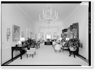 White House, 1600 Pennsylvania Avenue, Northwest, Washington, District of Columbia, DC - 528, Antique Poster