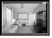 White House, 1600 Pennsylvania Avenue, Northwest, Washington, District of Columbia, DC - 555, Vintage Print