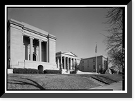 Historic Framed Print, District of Columbia City Hall, 451 Indiana Avenue Northwest, Washington, District of Columbia, DC - 2,  17-7/8" x 21-7/8"